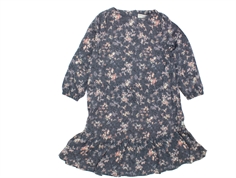 Wheat dress Bambi greyblue flower